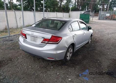 2013 Honda Civic Lx z USA, uszkodzony, nr VIN 2HGFB2F57DH524932